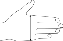 Hand Size Graphic