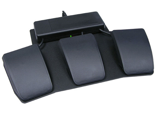 Picture of Kinesis Triple Action Footswitch Contoured Keyboard Accessory